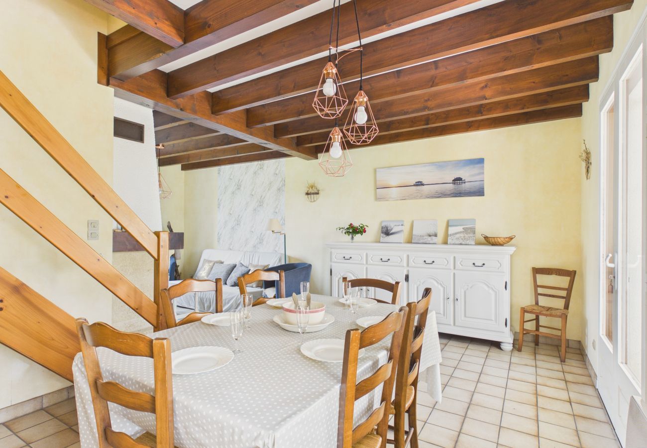 Ferienhaus in Lanton - Lanton - 700m Strand - Exterieur und Charme