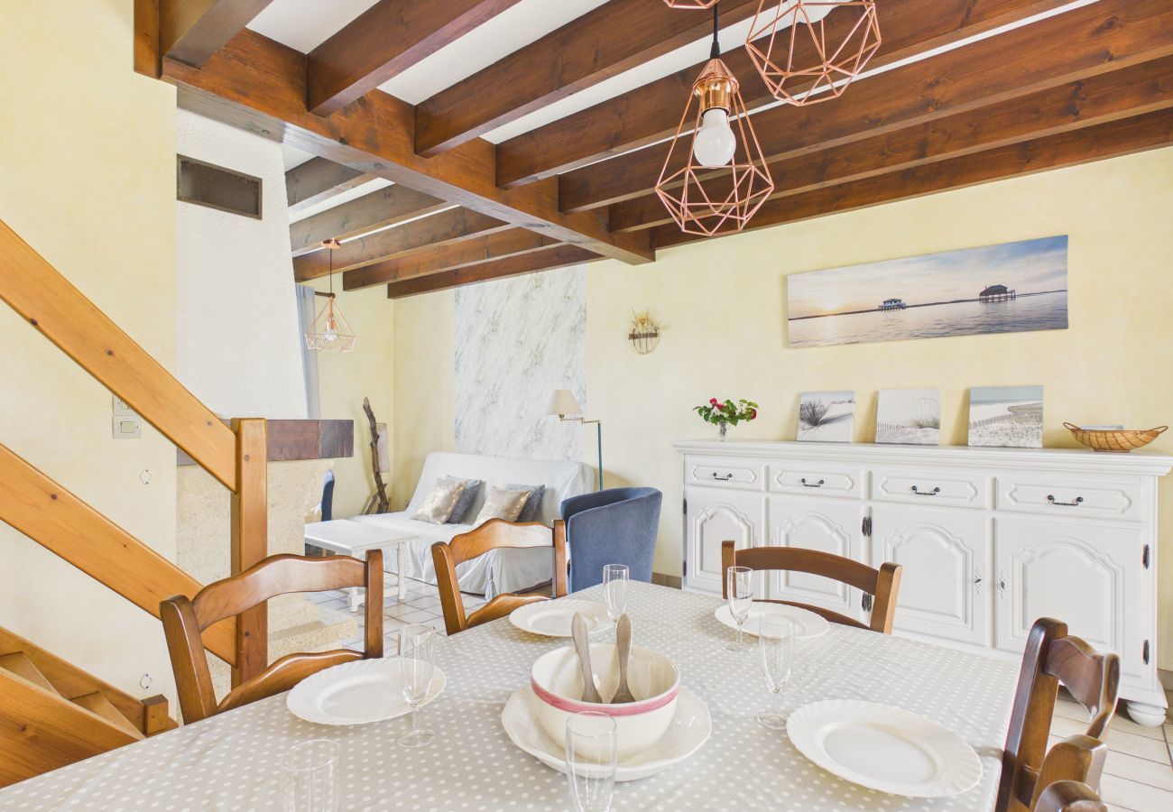 Ferienhaus in Lanton - Lanton - 700m Strand - Exterieur und Charme