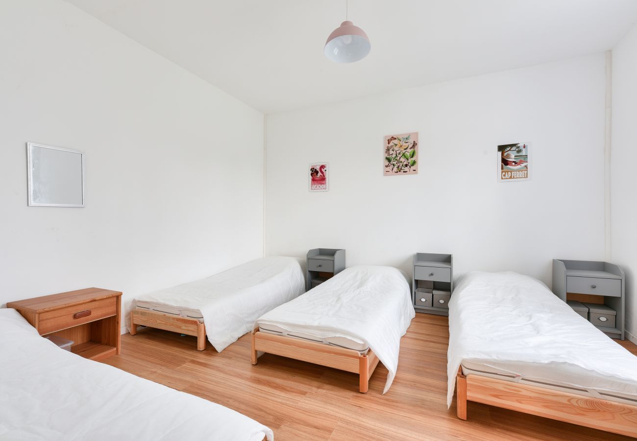 Ferienhaus in Lanton - 500m Strand- Bassin d'Arcachon- Haus für 6