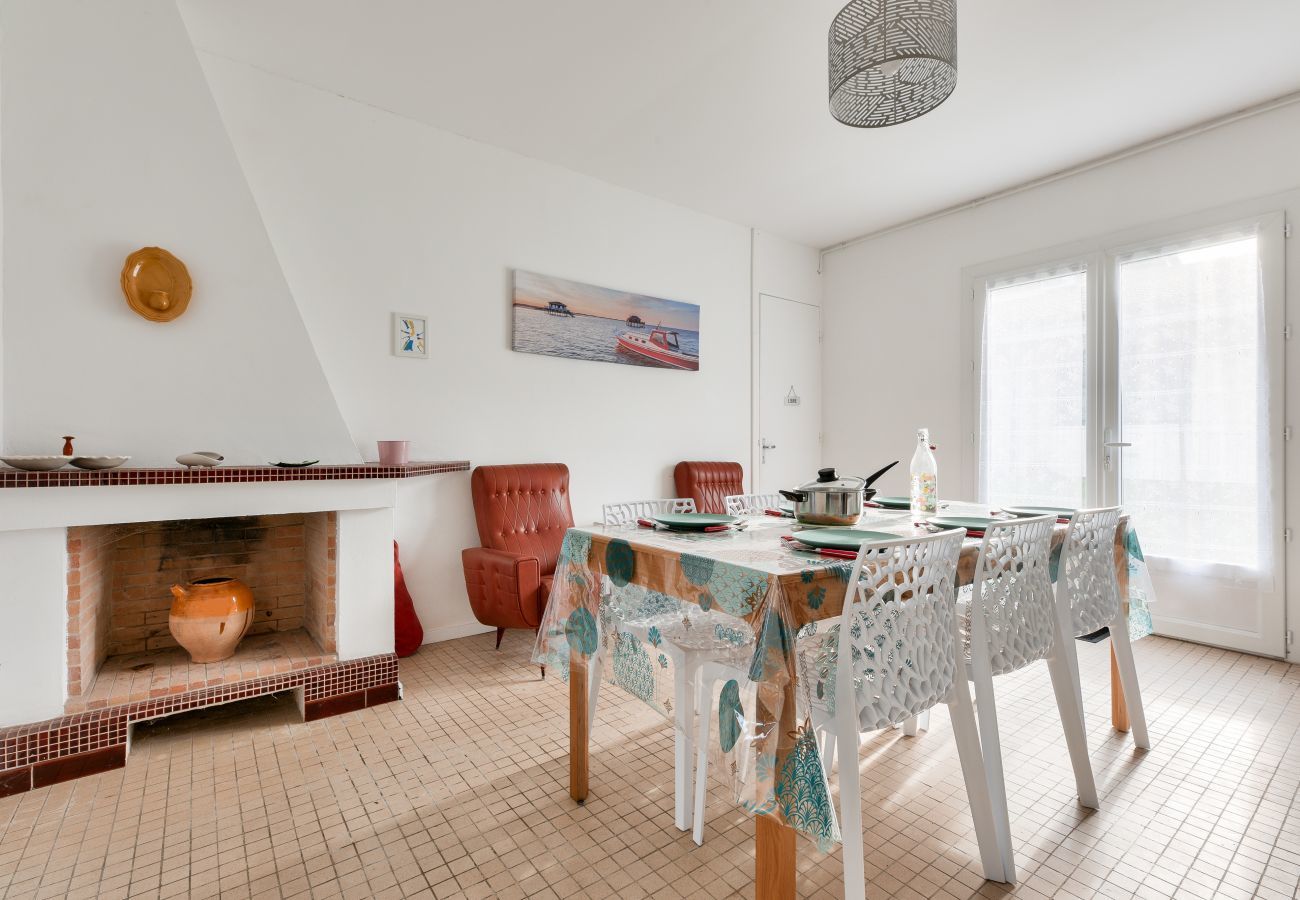 Ferienhaus in Lanton - 500m Strand- Bassin d'Arcachon- Haus für 6