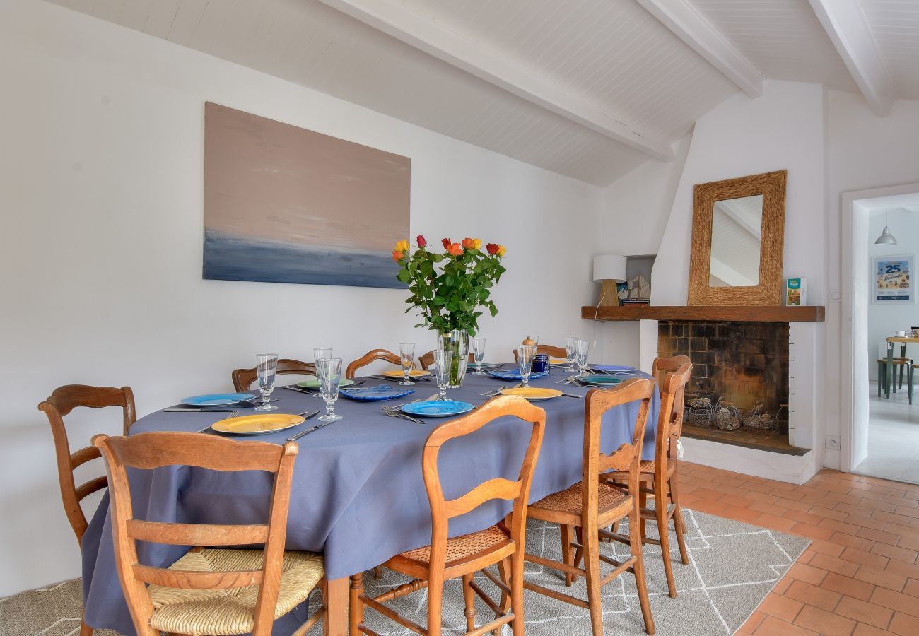 Ferienhaus in Noirmoutier-en-l´Ile - Noirmoutier - 200m Markt - 8 Erwachsene - 4 Kinder