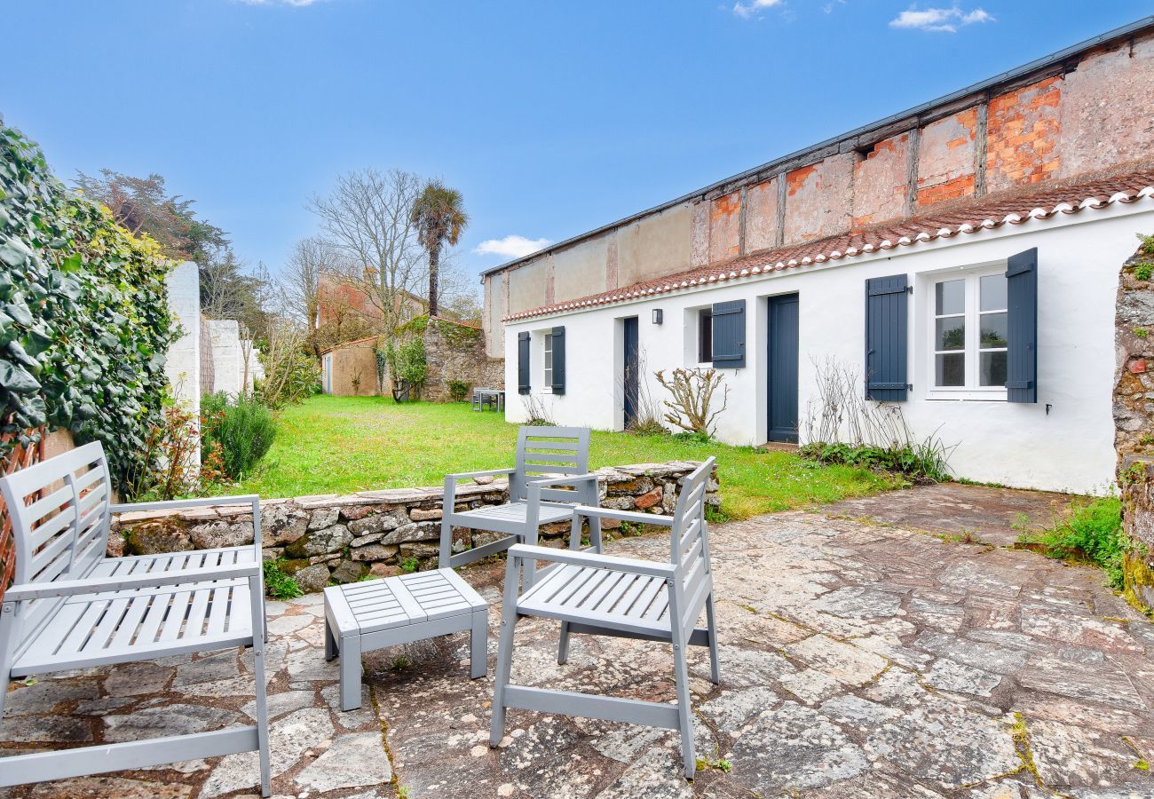 Ferienhaus in Noirmoutier-en-l´Ile - Noirmoutier - 200m Markt - 8 Erwachsene - 4 Kinder