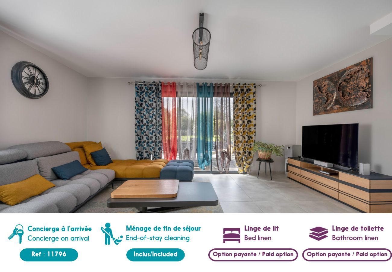 Ferienhaus in Pornic - Familienhaus mit Jacuzzi für 6 Personen