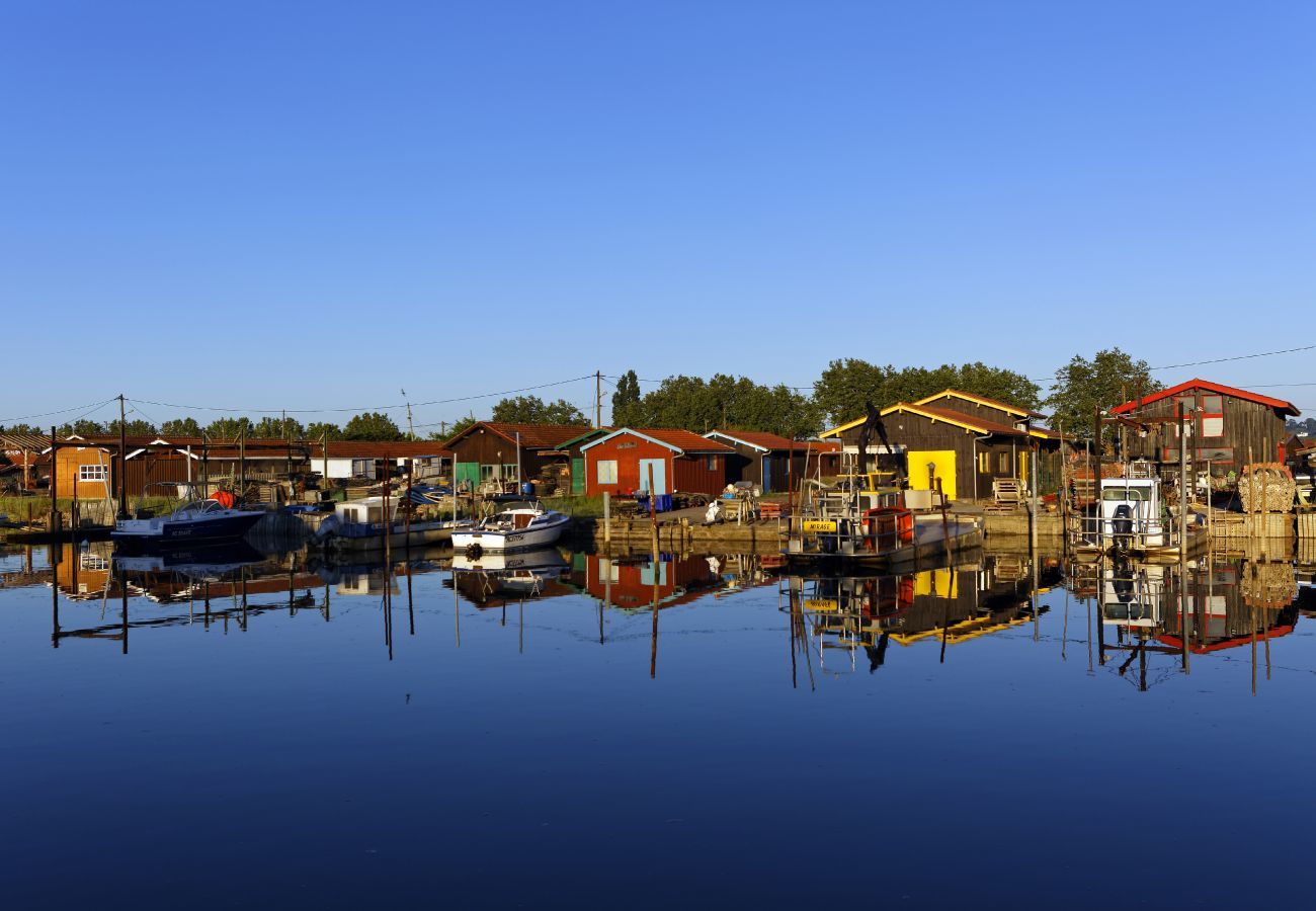 Ferienwohnung in Andernos-les-Bains - 500m vom Strand La Jetée, Wohnung für 4