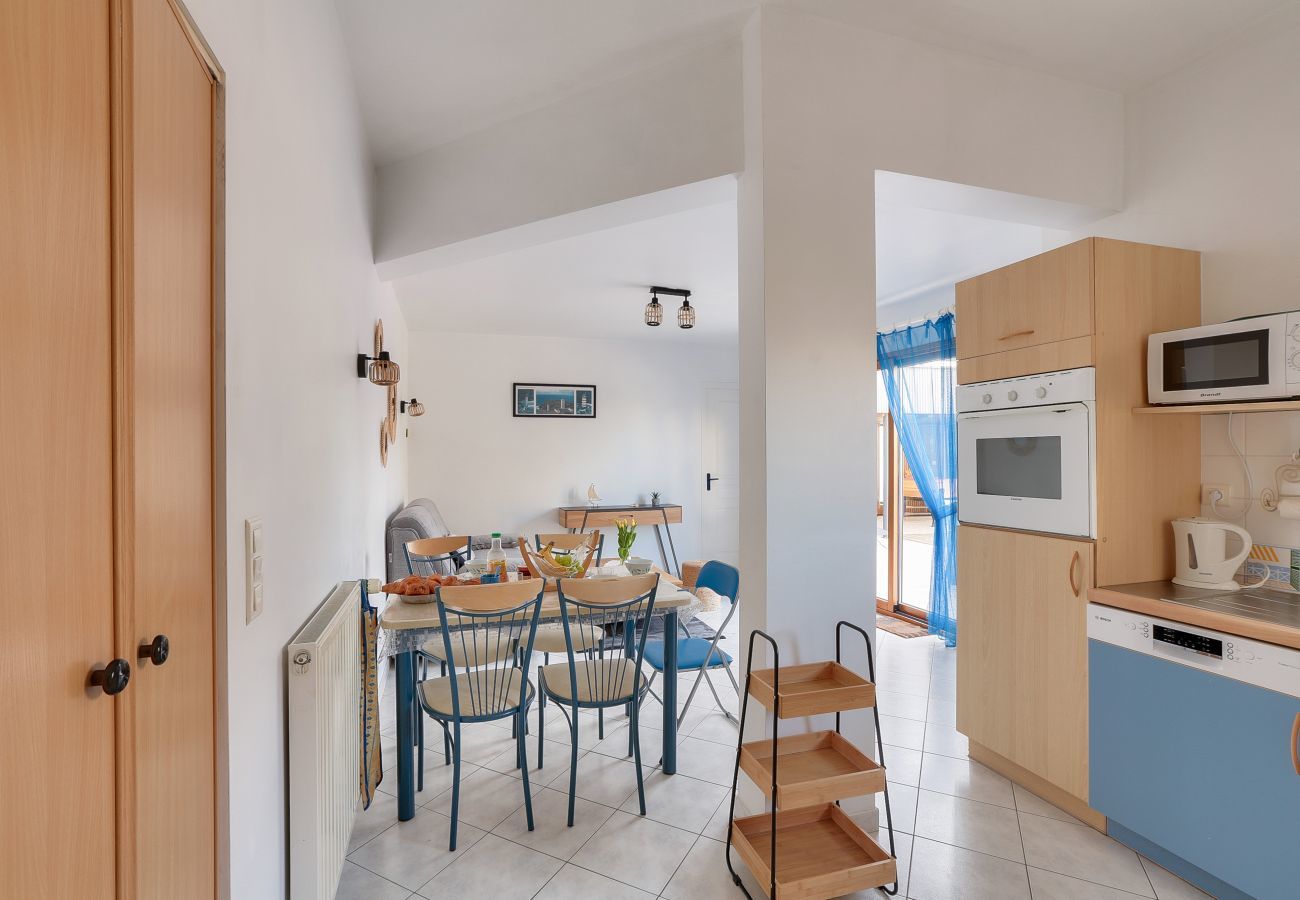 Ferienhaus in Erquy - La Maison Bleue- Erquy - Hallenbad