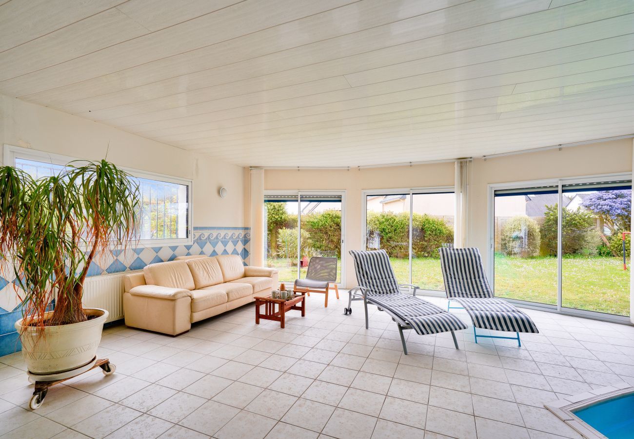Ferienhaus in Loctudy - Hallenbad - Sauna - Haus für 9 in Loctudy