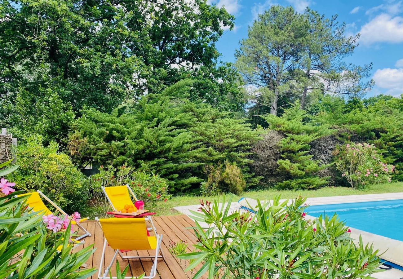 Ferienhaus in Andernos-les-Bains - 1km plage du Mauret- Haus für 6 mit Pool