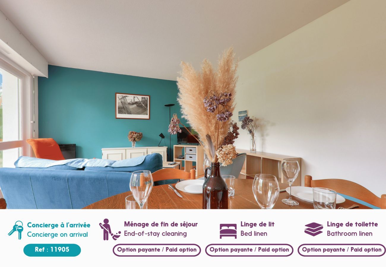 Ferienwohnung in Arradon - Arradon- Wohnung für 6 mit seiner Terrasse