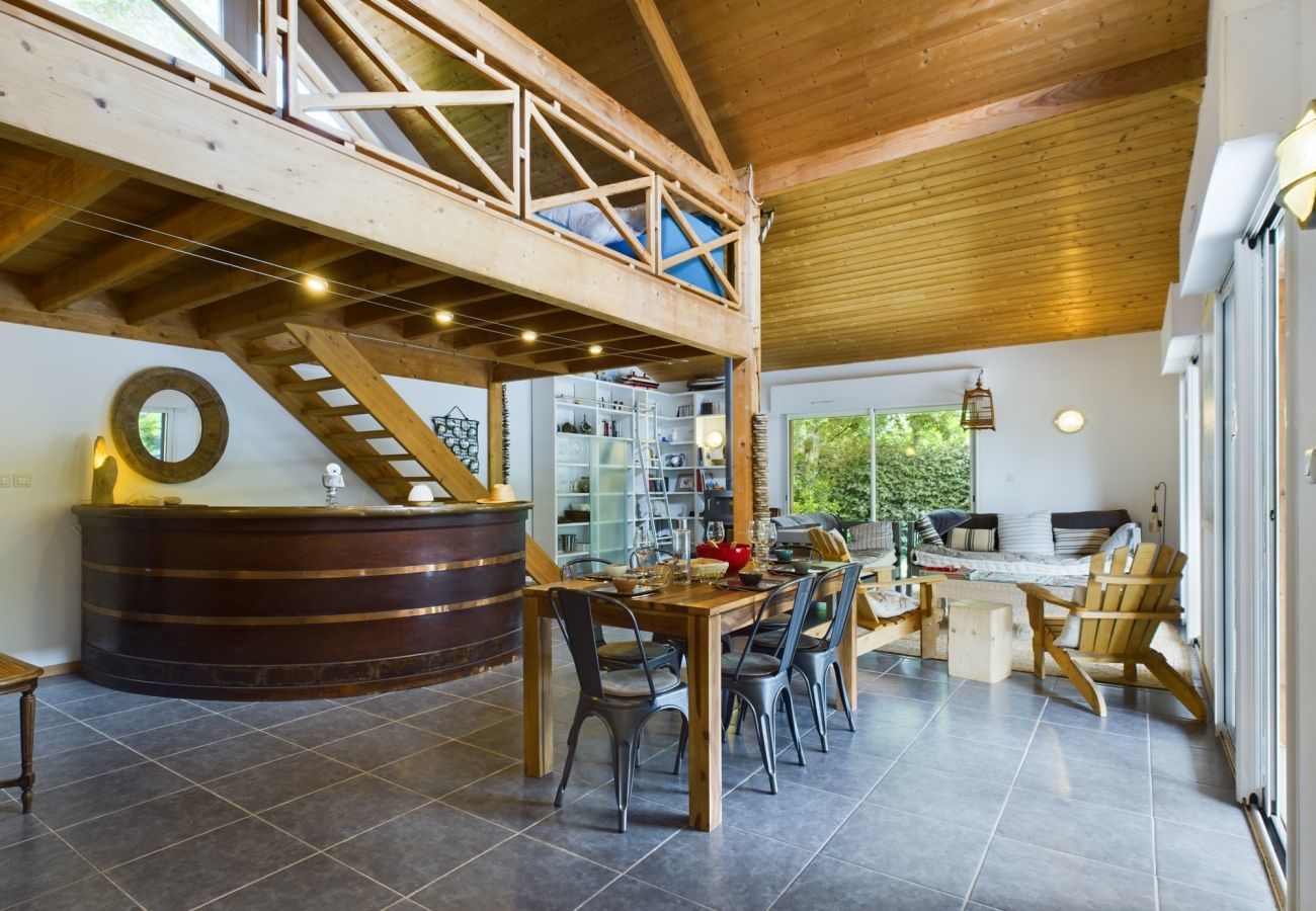 Ferienhaus in Lanton - Pool und Heiterkeit - Haus für 6 Personen