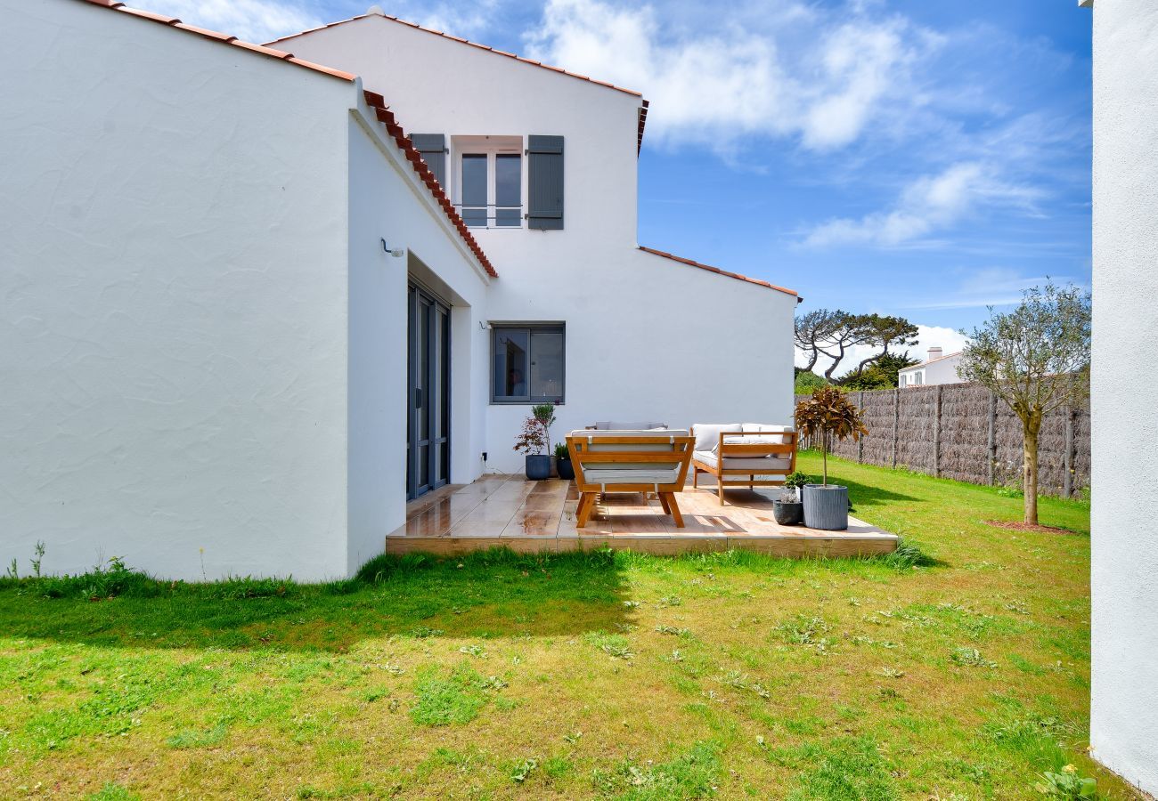 Ferienhaus in Noirmoutier-en-l´Ile - Neues Haus- 6 Erwachsene & 4 Kinder - 350m Strand