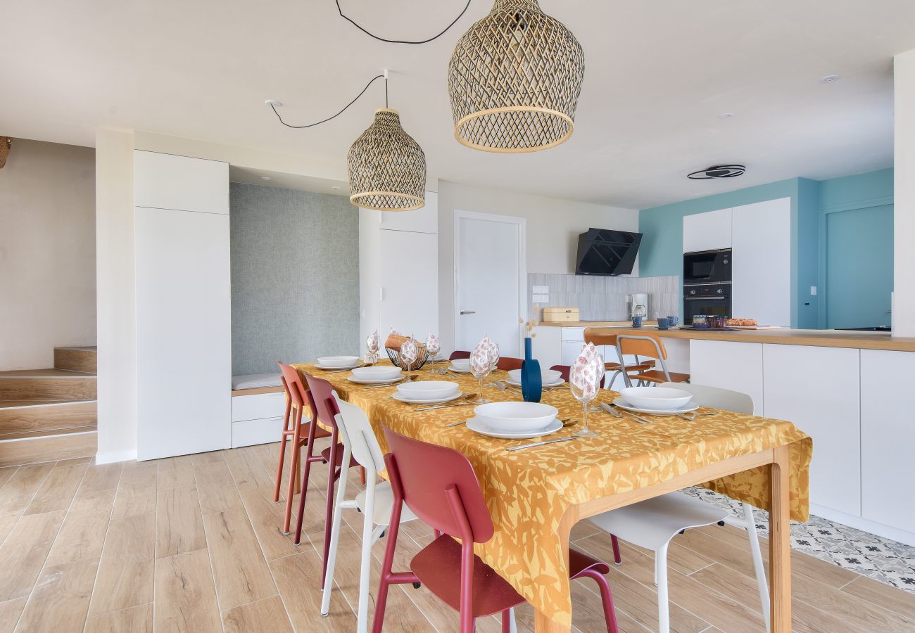 Ferienhaus in Noirmoutier-en-l´Ile - Neues Haus- 6 Erwachsene & 4 Kinder - 350m Strand