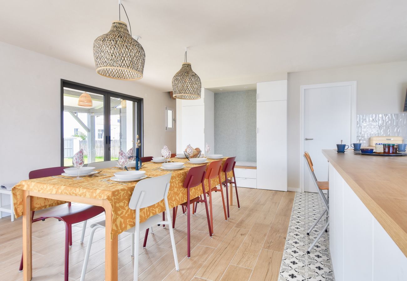 Ferienhaus in Noirmoutier-en-l´Ile - Neues Haus- 6 Erwachsene & 4 Kinder - 350m Strand