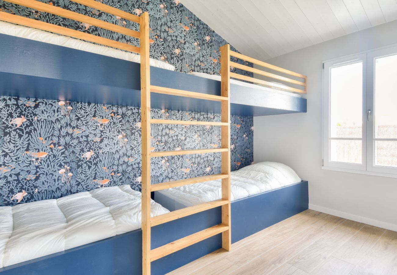Ferienhaus in Noirmoutier-en-l´Ile - Neues Haus- 6 Erwachsene & 4 Kinder - 350m Strand