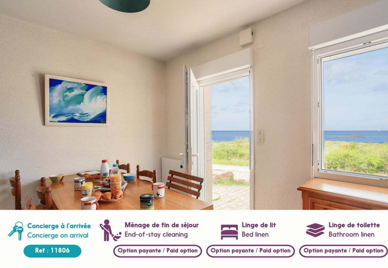 Ferienhaus in Erquy - direkter Strandzugang – 4 Erwachsene und 3 Kinder