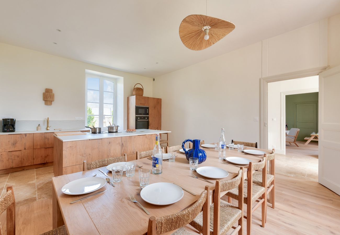 Ferienhaus in Pléboulle - Familienhaus für 12 Erwachsene und 2 Kinder