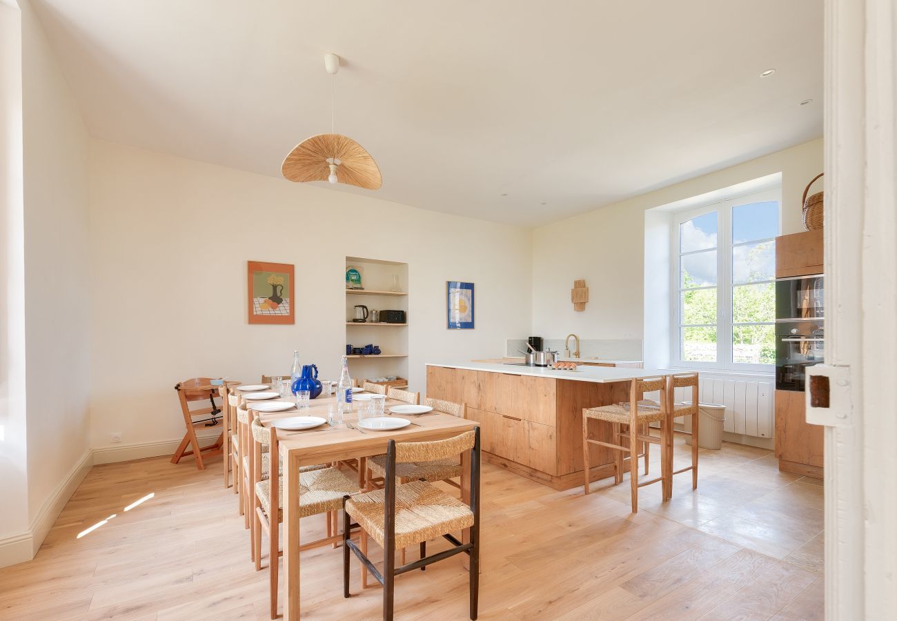 Ferienhaus in Pléboulle - Familienhaus für 12 Erwachsene und 2 Kinder