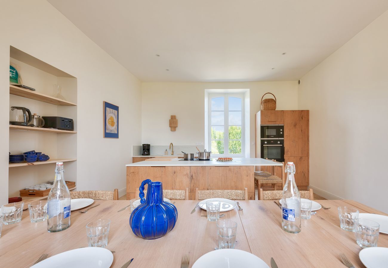 Ferienhaus in Pléboulle - Familienhaus für 12 Erwachsene und 2 Kinder