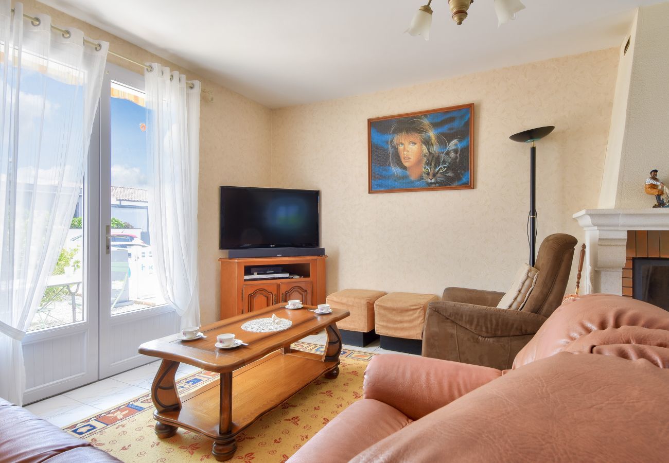 Ferienhaus in Bretignolles-sur-Mer - Familienhaus für 8 Personen, 750m bis zum Strand