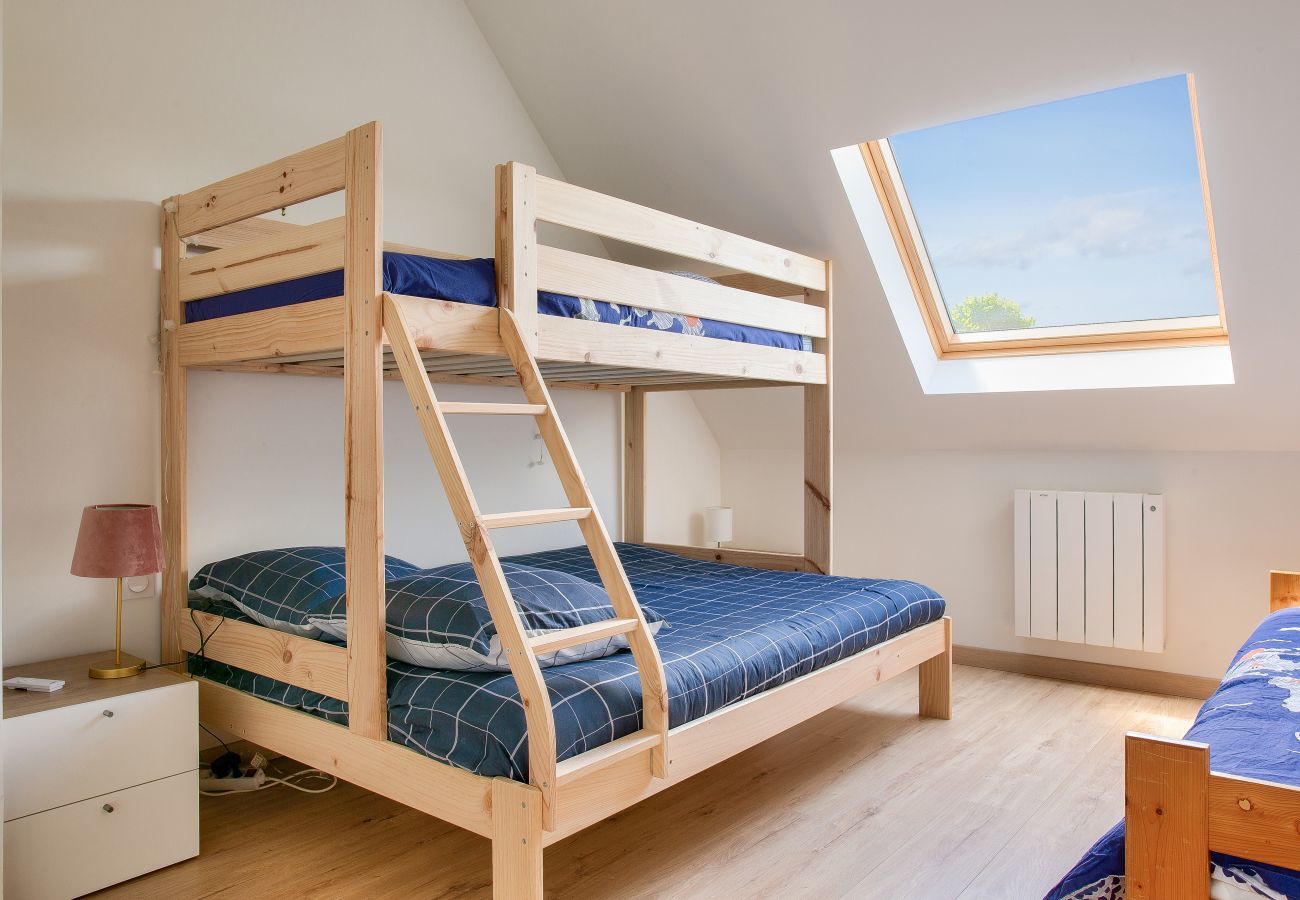 Ferienhaus in Clohars-Fouesnant - Großes Haus für 8 Personen und schöner Garten