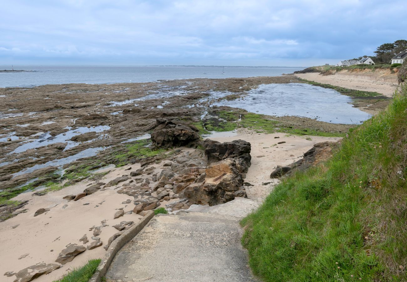 Ferienhaus in Piriac-sur-Mer -  Haus für 8 - Beheiztes Schwimmbad - 100 m vom Strand entfernt