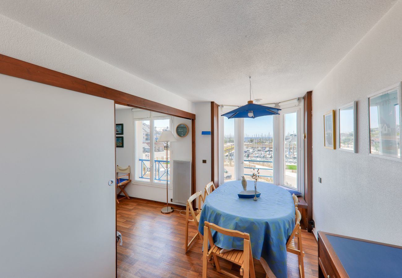 Ferienwohnung in Arzon - Blick auf den Hafen Crouesty, Wohnung für 5