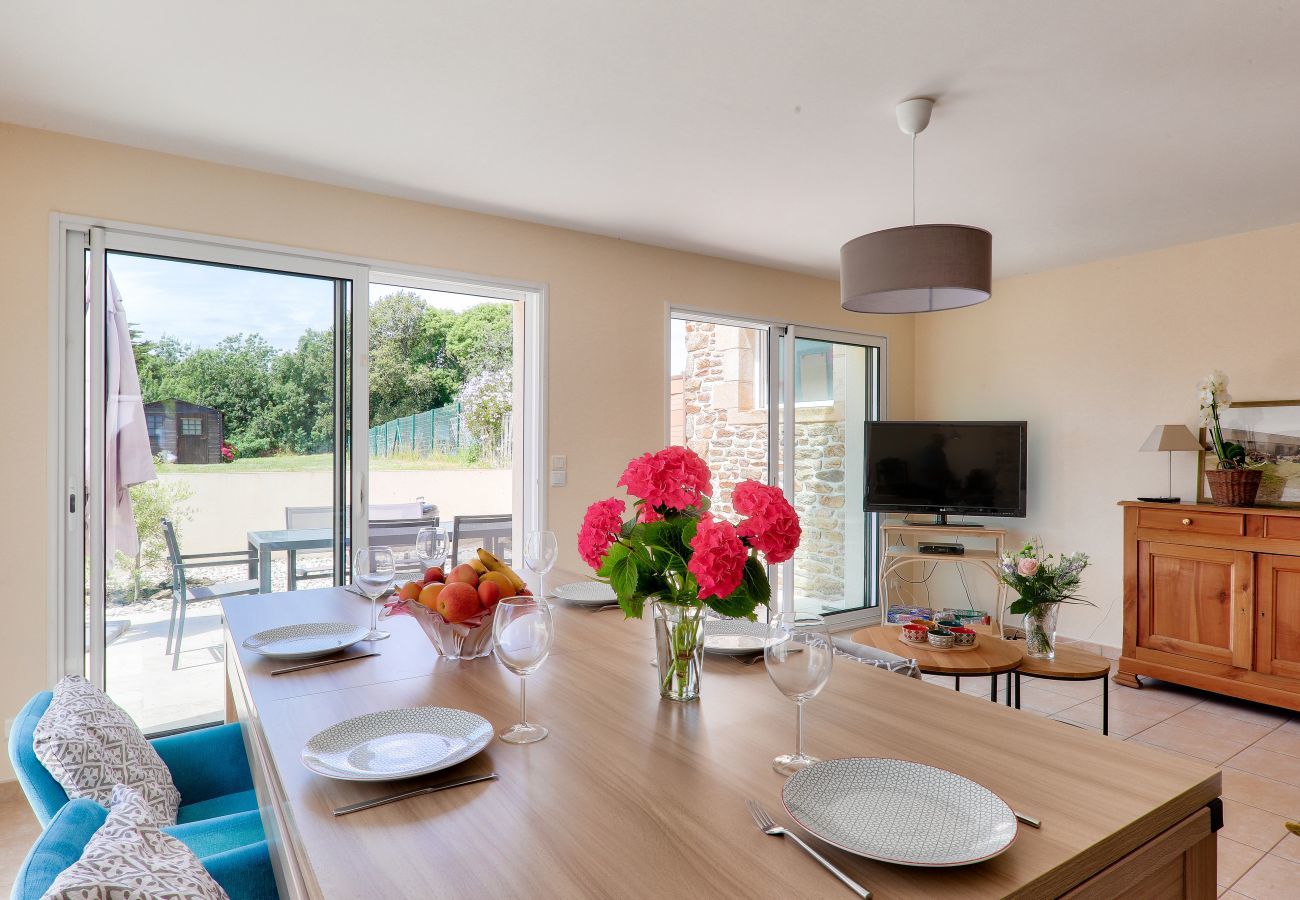 Ferienhaus in Sarzeau - 1km vom Strand, Steinhaus für 6 Personen
