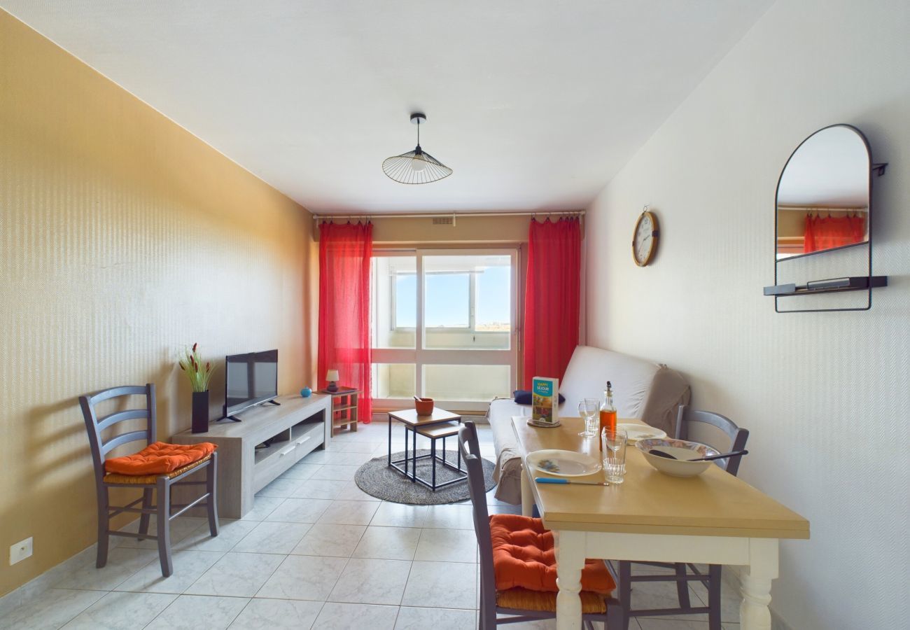 Ferienwohnung in Saint-Hilaire-de-Riez - Wohnung für 4- Loggia Meerblick- 250m von Strand