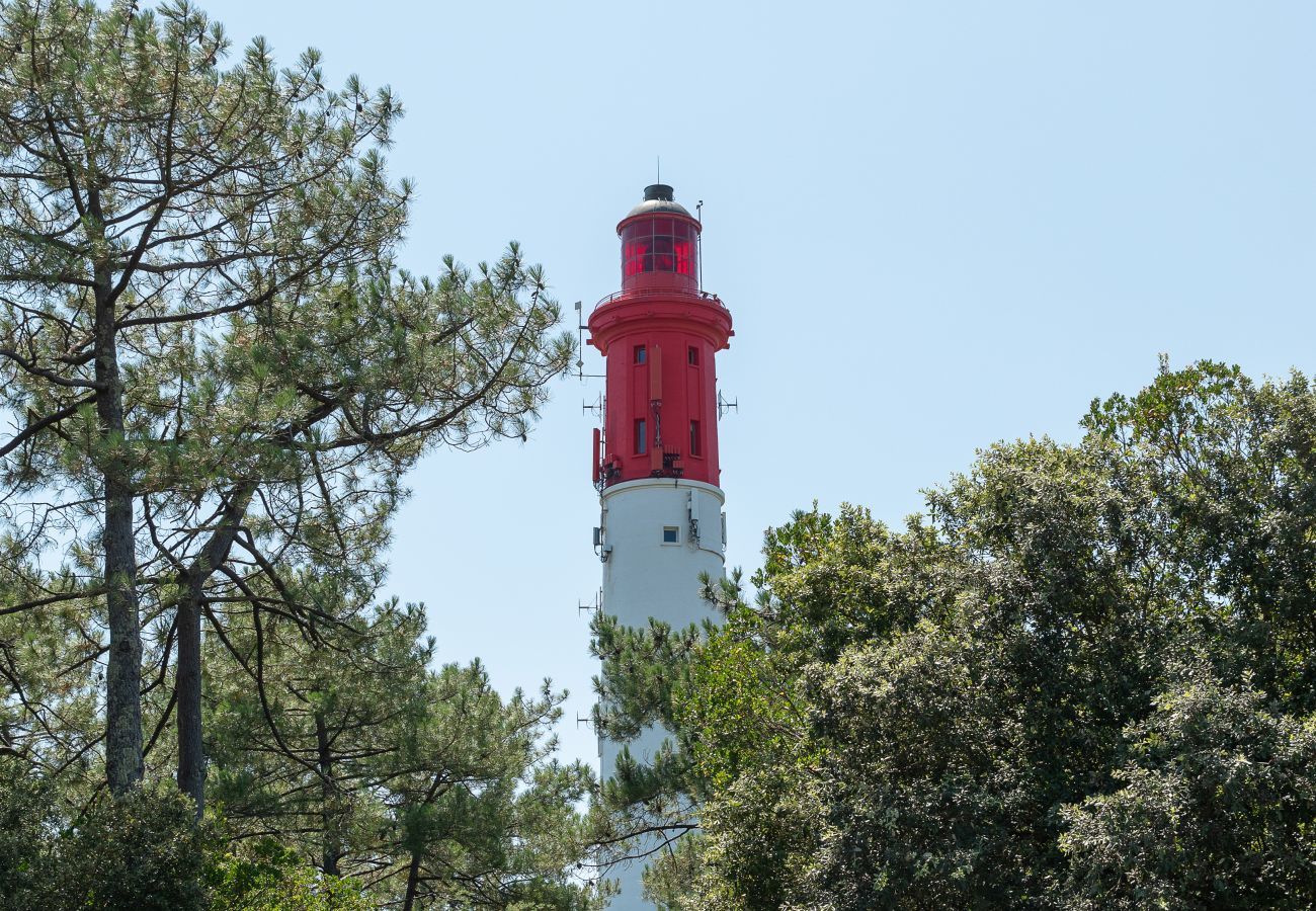 Ferienhaus in Lège-Cap-Ferret - Am Leuchtturm Ferret - 300m Strand - für 10 Pers