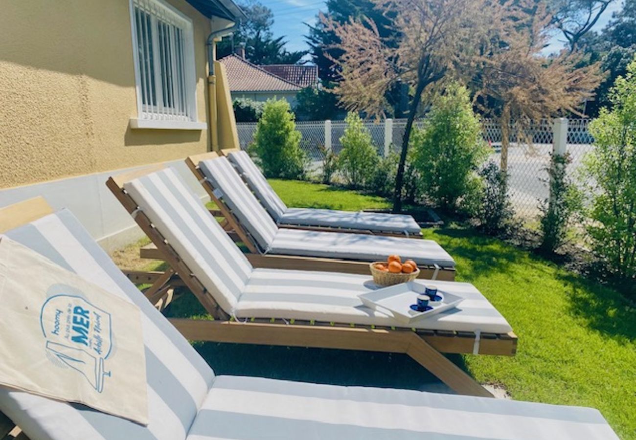 Ferienhaus in Lège-Cap-Ferret - Am Leuchtturm Ferret - 300m Strand - für 10 Pers