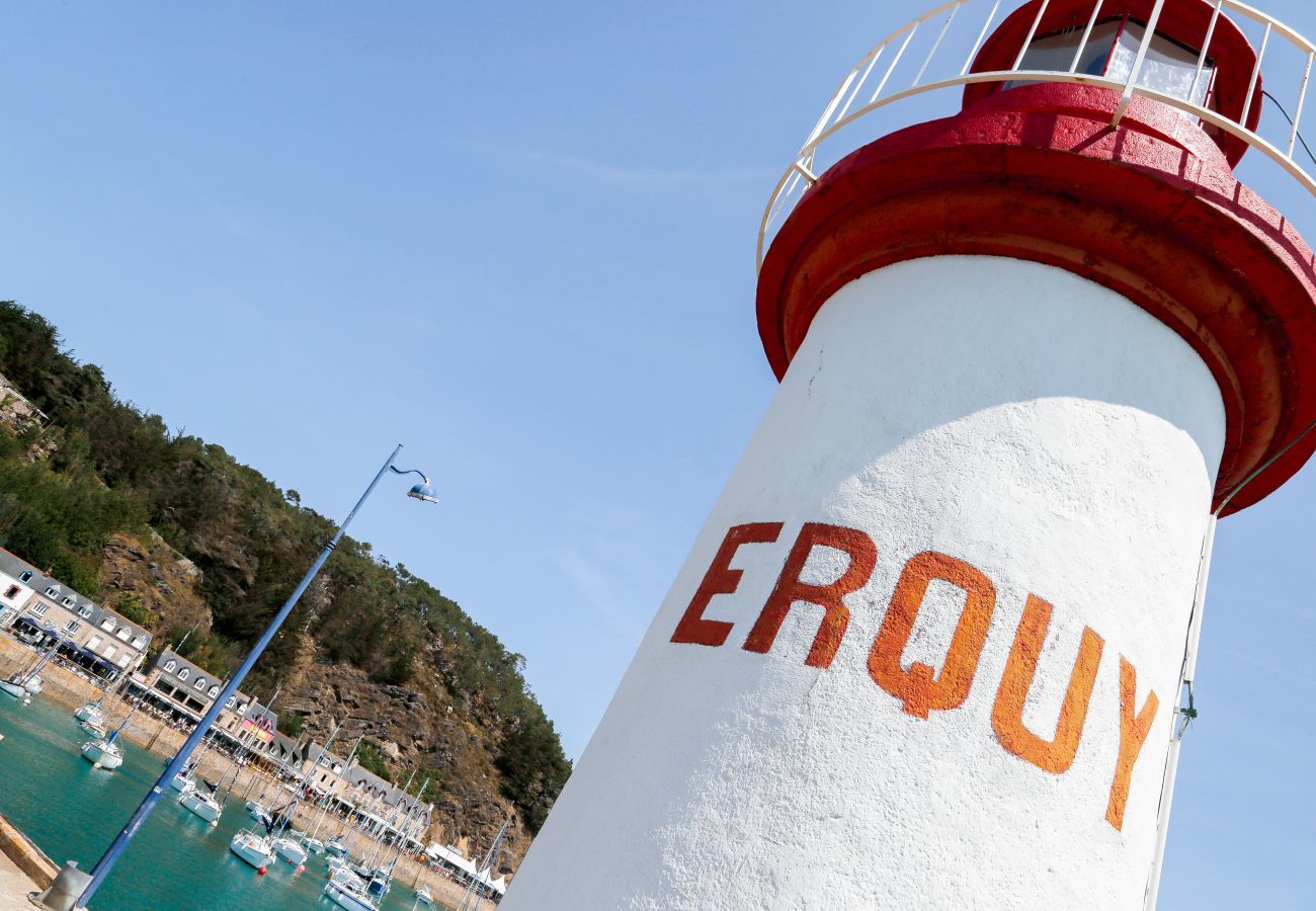 Ferienwohnung in Erquy - 25m vom Strand entfernt, Meerblick, Wohnung für 4