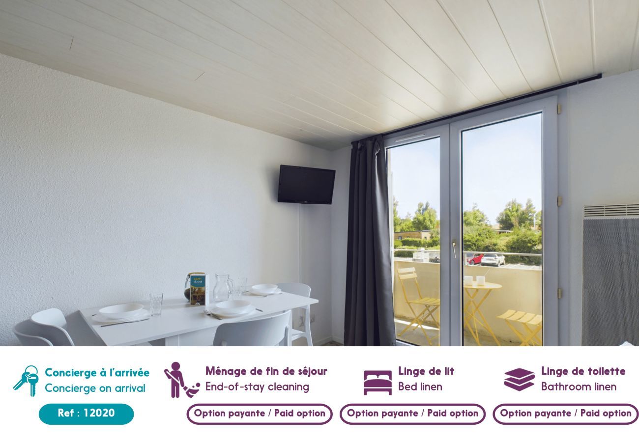 Ferienwohnung in Saint-Hilaire-de-Riez - 150m von der Corniche, Mezzanine-Appartement für 4