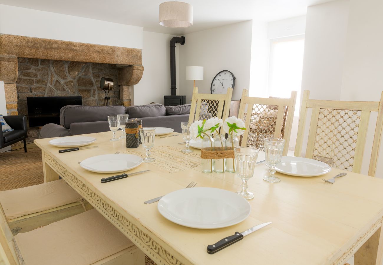 Ferienhaus in Névez - Névez Zentrum – Garten – 2 bis 8 Personen