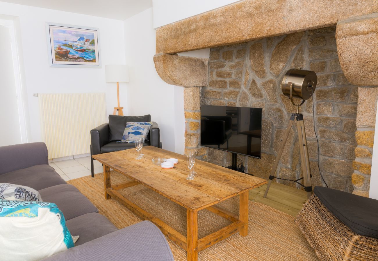 Ferienhaus in Névez - Névez Zentrum – Garten – 2 bis 8 Personen