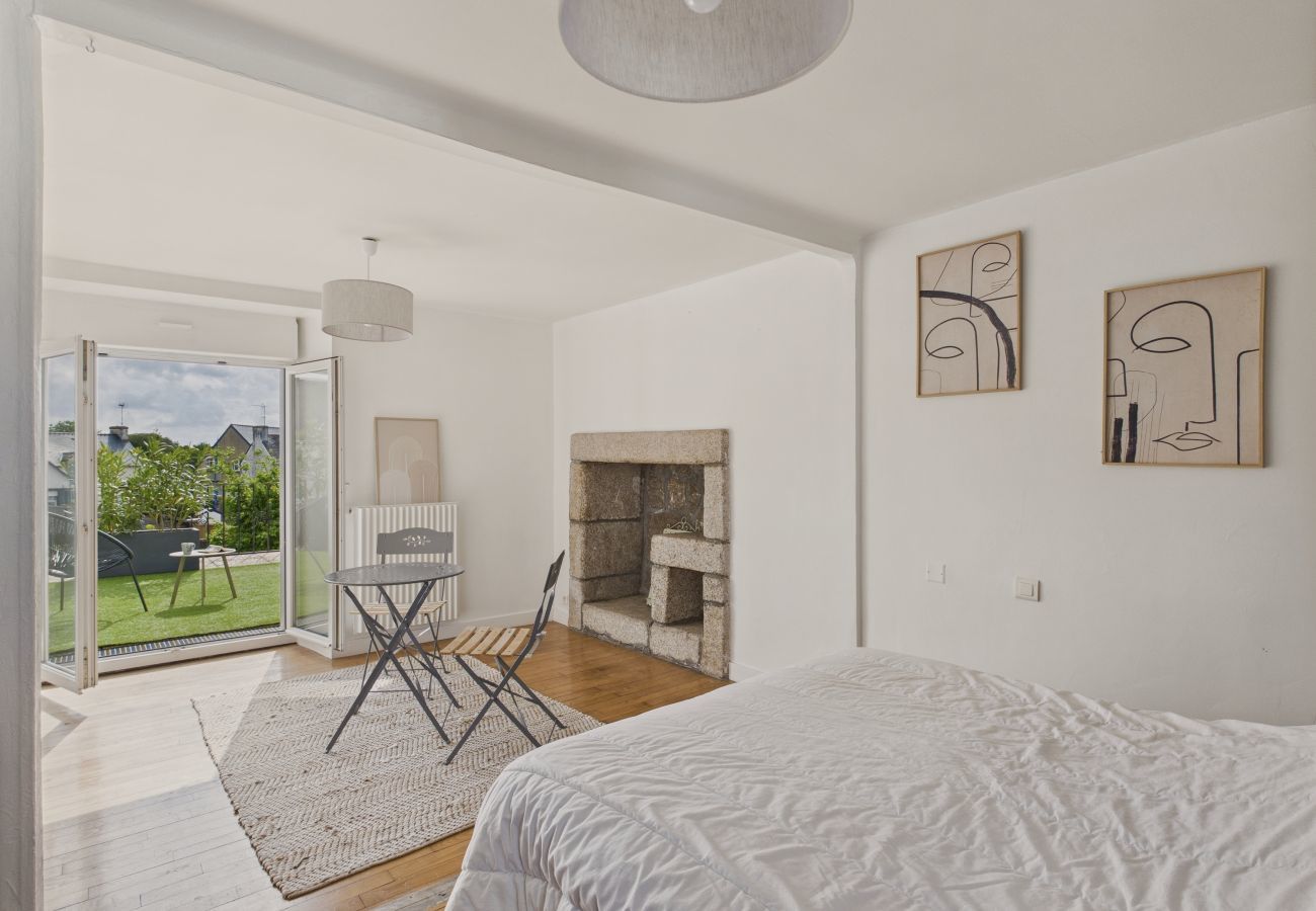 Ferienhaus in Névez - Névez Zentrum – Garten – 2 bis 8 Personen