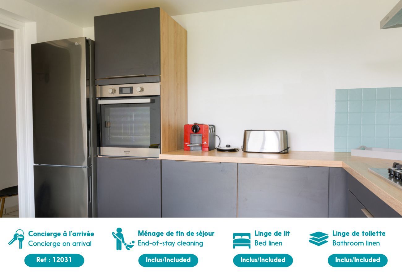 Ferienhaus in Névez - Névez Zentrum – Garten – 2 bis 8 Personen