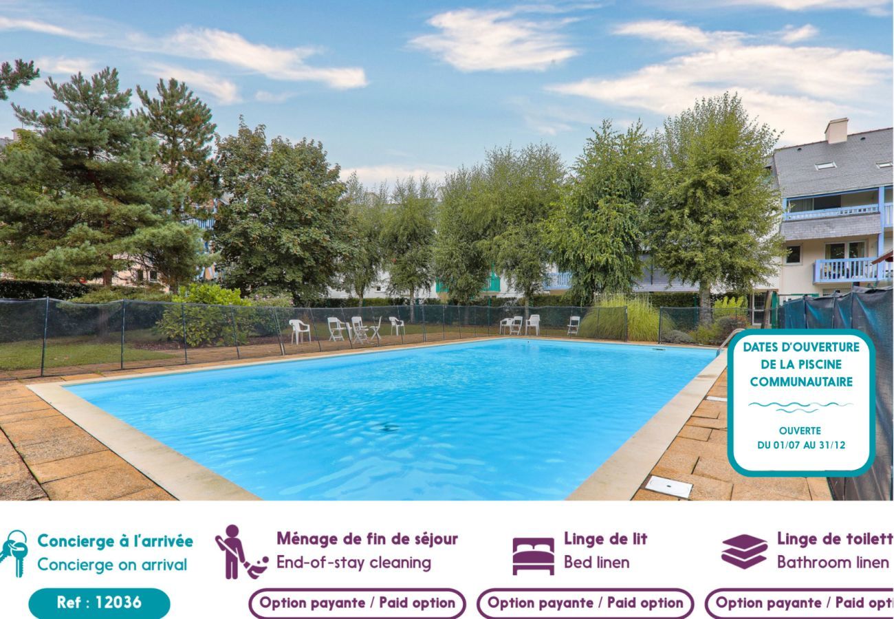 Ferienwohnung in Arzon - Port du Crouesty, Wohnung für 4 mit Pool