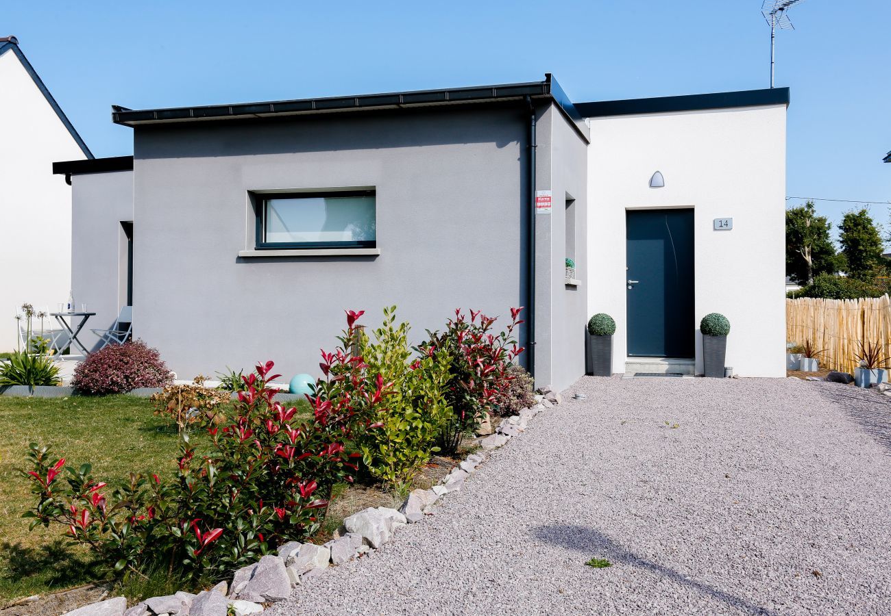 Ferienhaus in Erquy - Modernes Haus mit Garten - 5min zum Strand