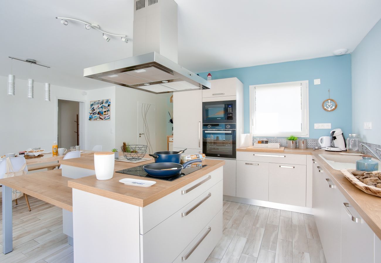 Ferienhaus in Erquy - Modernes Haus mit Garten - 5min zum Strand