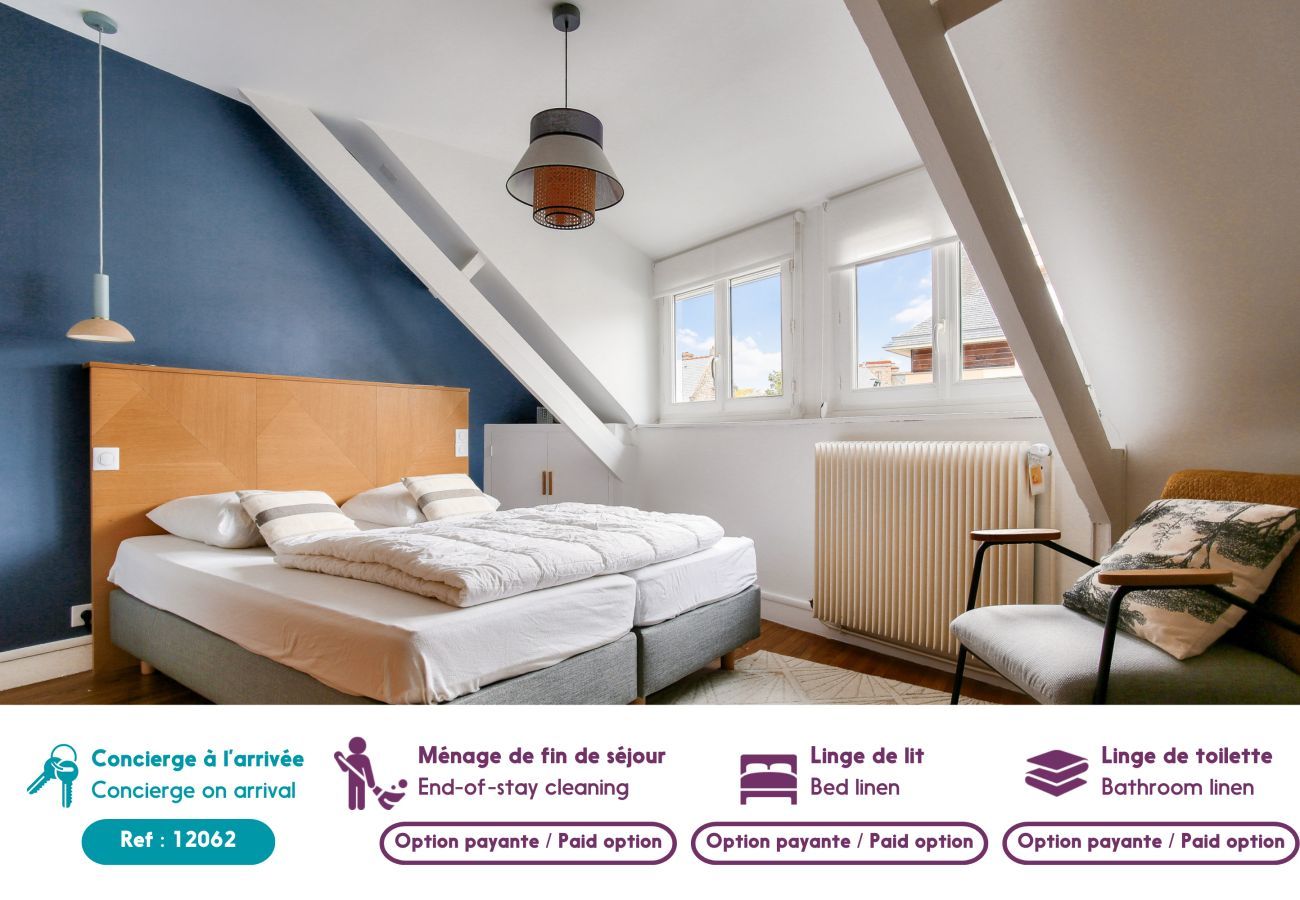 Ferienhaus in Dinard - 200m from the beach, cosy house for 4