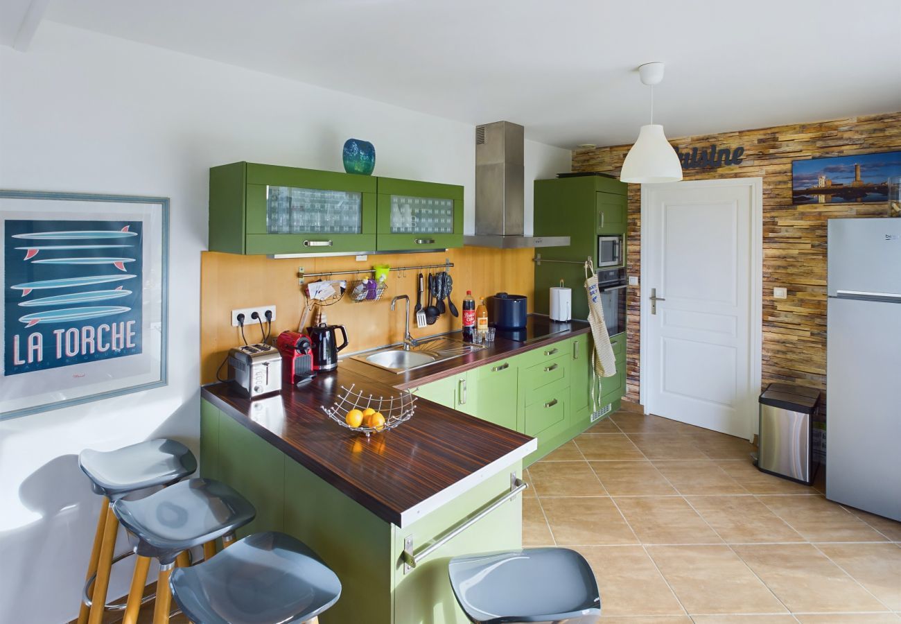 Ferienhaus in Penmarch - 300m von der wilden Küste, Familienhaus für 8