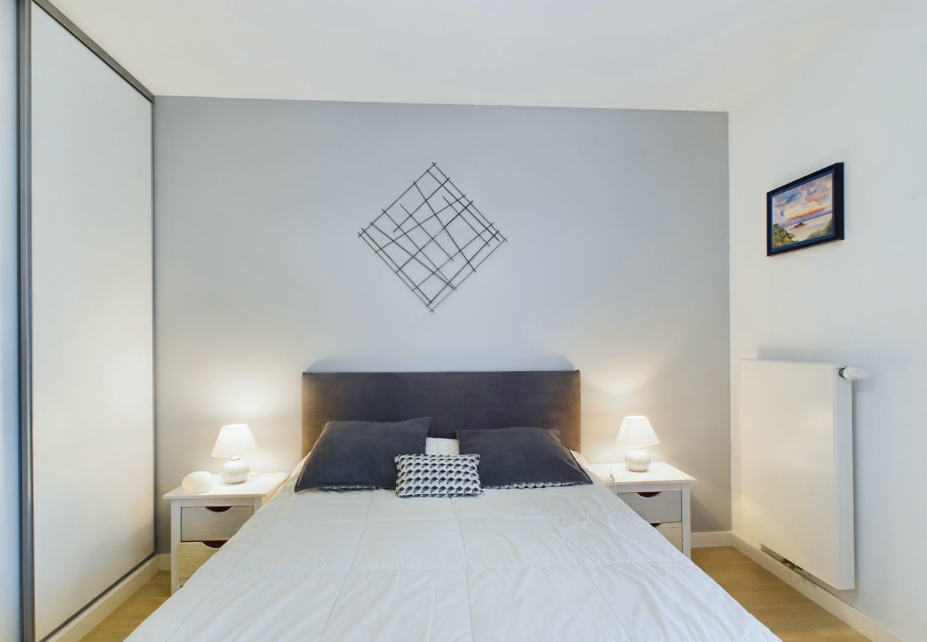 Ferienwohnung in Pléneuf-Val-André - 45m vom Strand - Meerblick - Wohnung für 4 Pers.