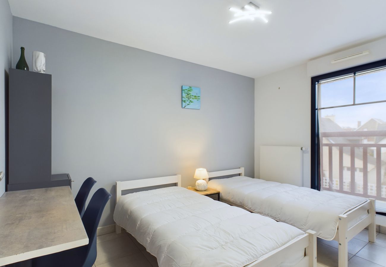 Ferienwohnung in Pléneuf-Val-André - 45m vom Strand - Meerblick - Wohnung für 4 Pers.