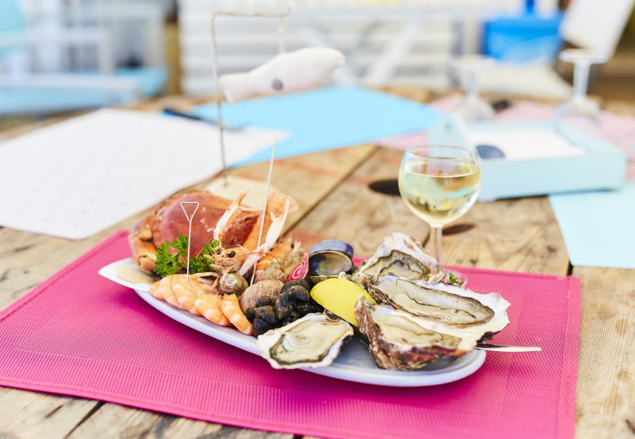 Ferienwohnung in La Tranche-sur-Mer - Wohnung face mer für 6 - Terrasse