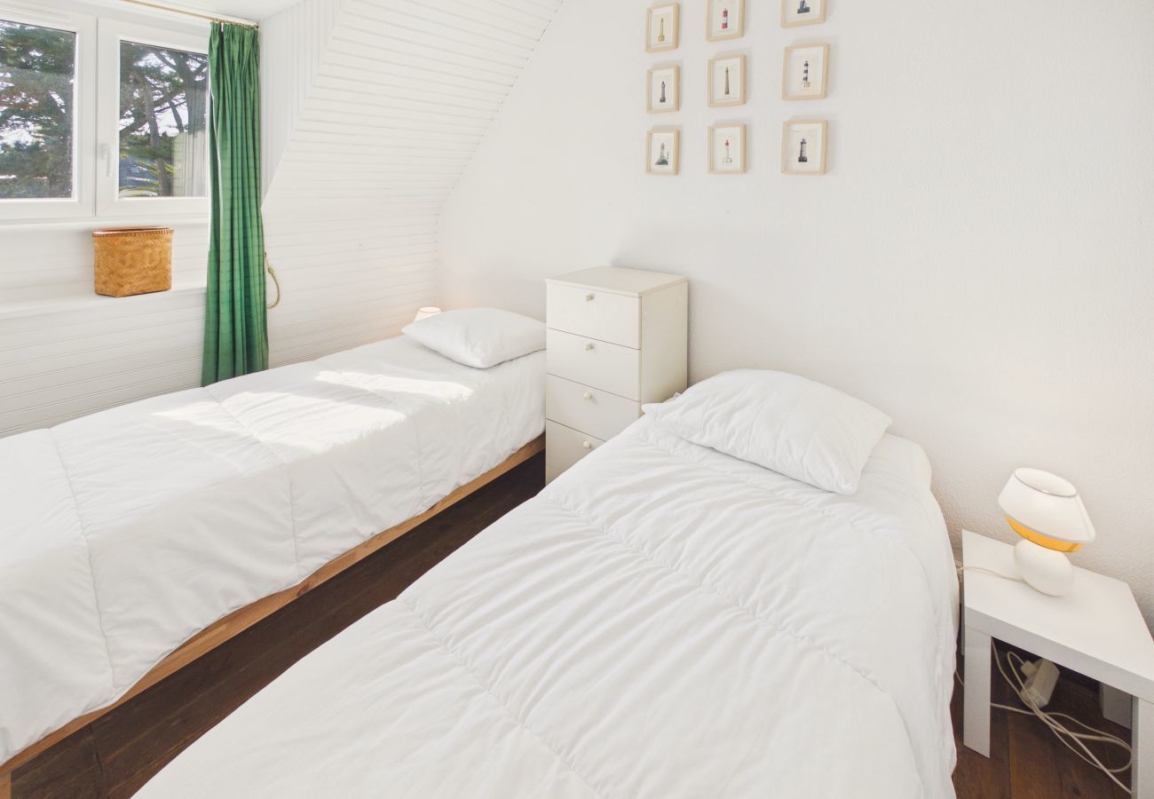 Ferienhaus in Treffiagat - 50 m vom Strand entfernt – Haus für 6 mit Garten