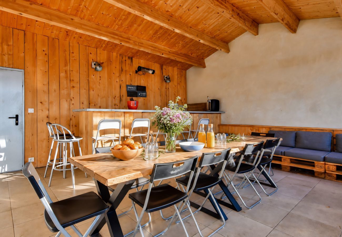 Ferienhaus in La Guérinière - 300m von Stränden - Haus mit Garten für 12