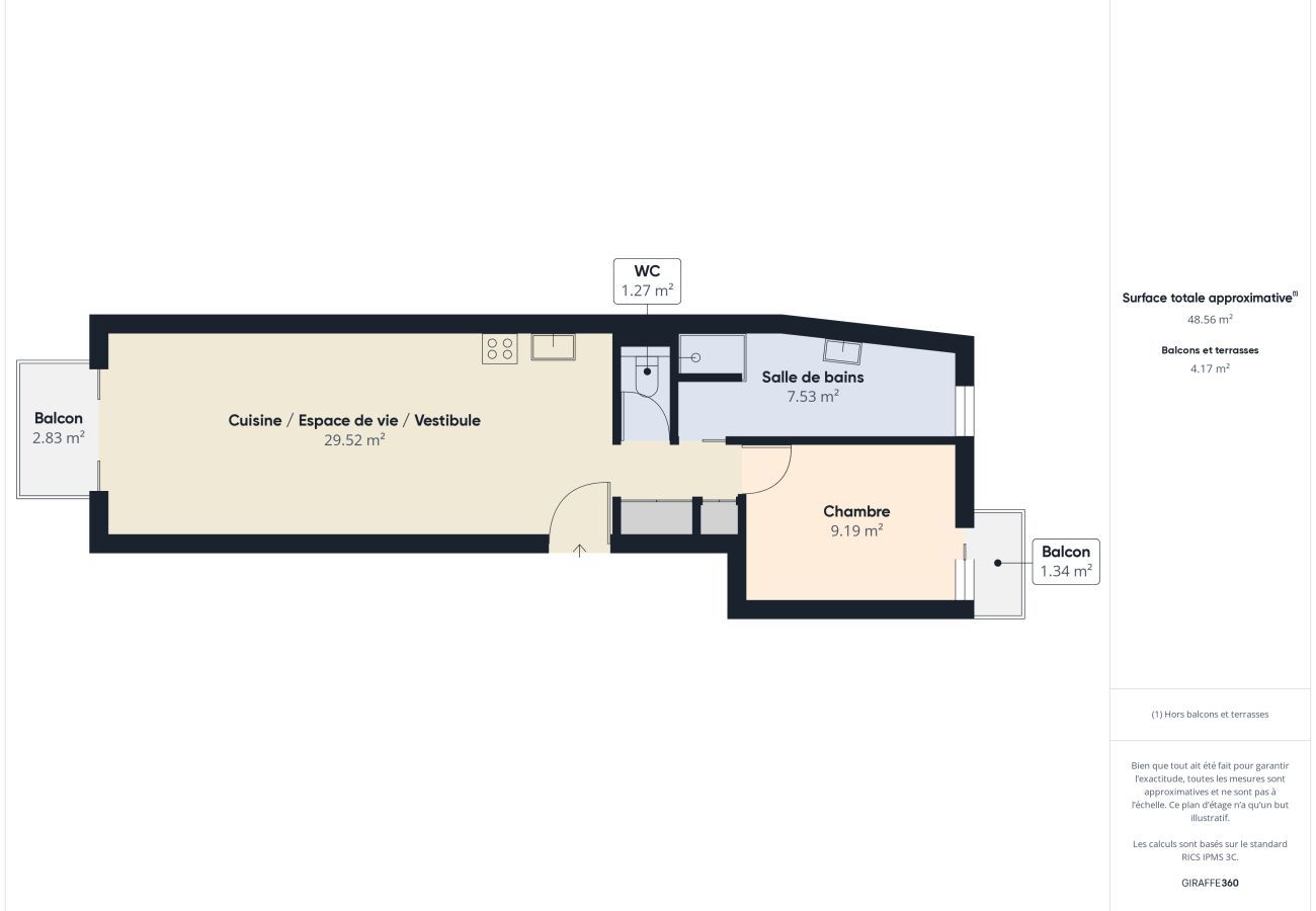 Ferienwohnung in Saint-Gilles-Croix-de-Vie - Gemütliche Wohnung für 4, im Zentrum von St-Gilles