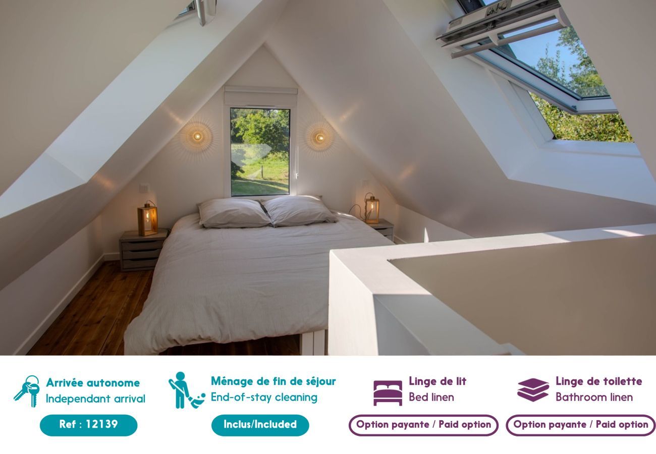 Ferienhaus in Penvénan - Haus 300 m vom Meer entfernt mit Garten