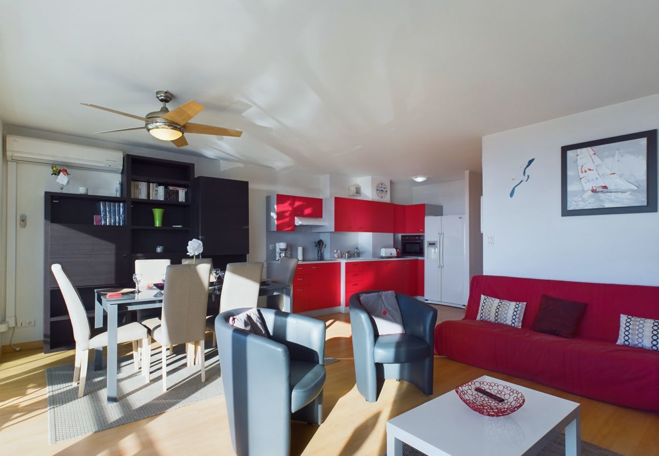 Ferienwohnung in Les Sables-d´Olonne - Apartment mit Meerblickbalkon für 6 Personen!