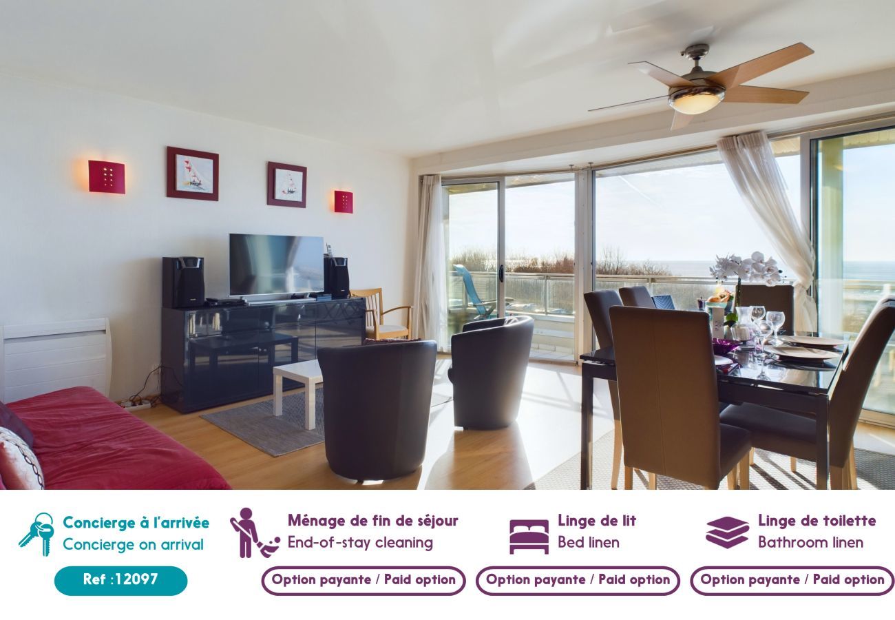 Ferienwohnung in Les Sables-d´Olonne - Apartment mit Meerblickbalkon für 6 Personen!
