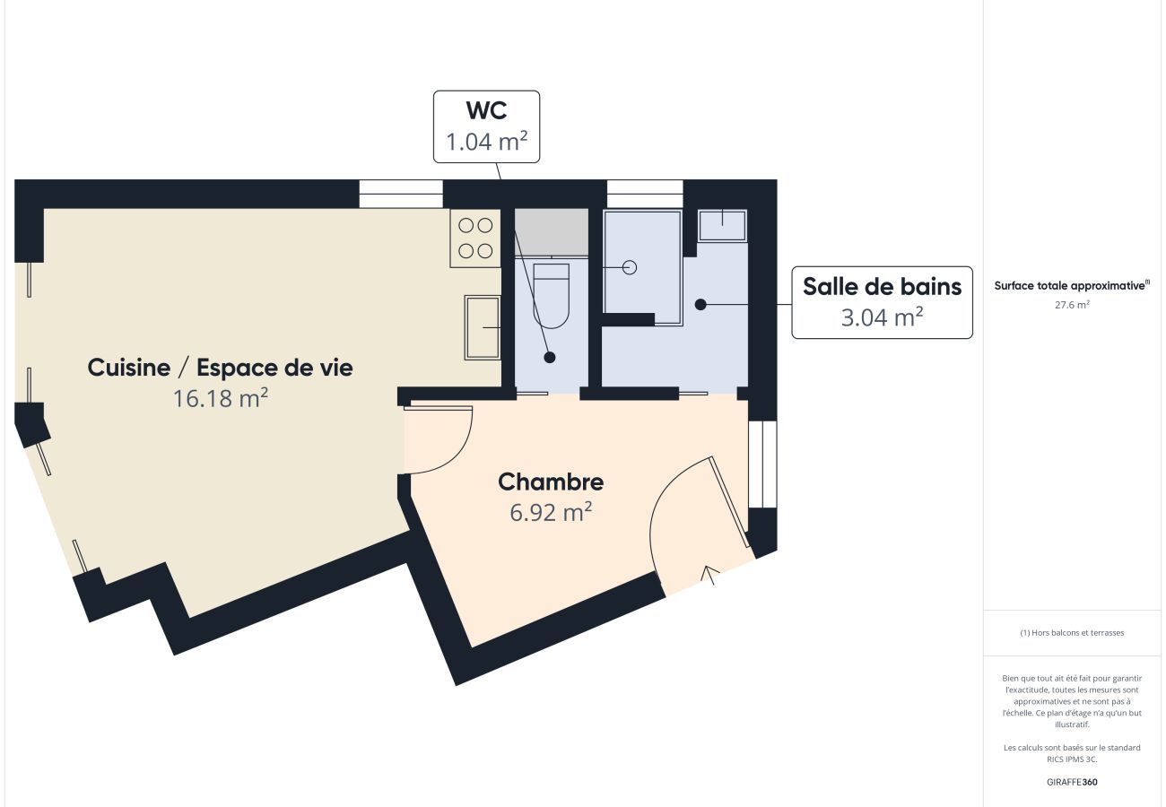 Ferienwohnung in Les Sables-d´Olonne - Apartment für 4 Personen im Stadtteil Chaume